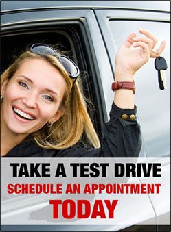 Schedule a test drive at Baron Supercenter